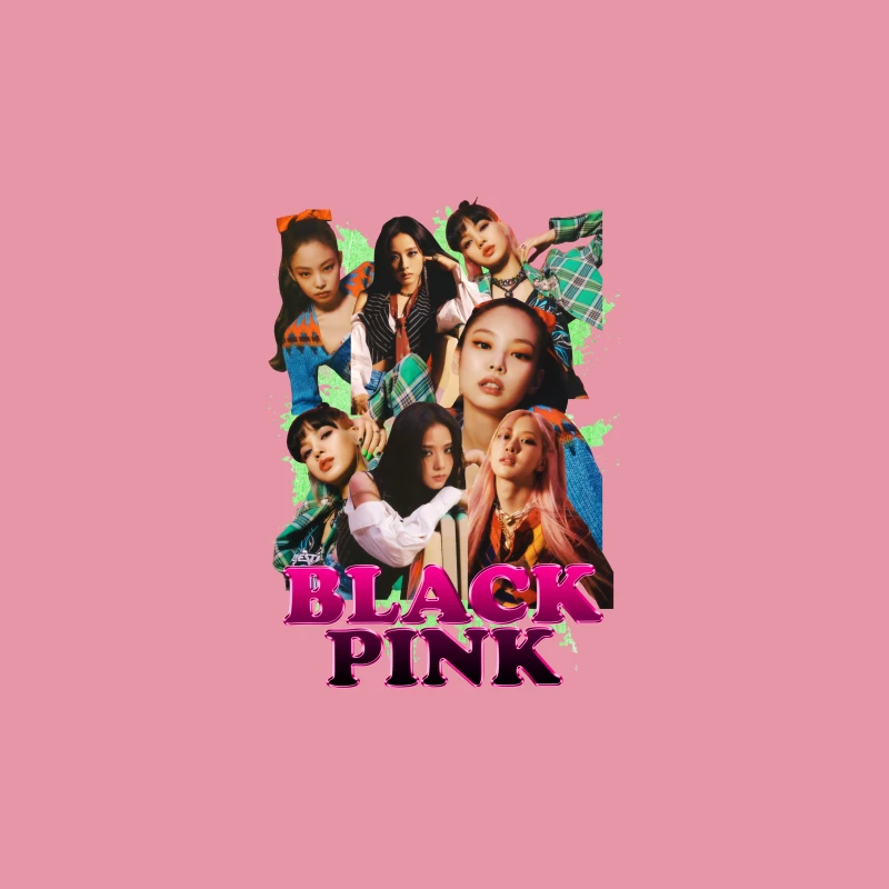 BLACKPINK Music Group Collage Travel Mug