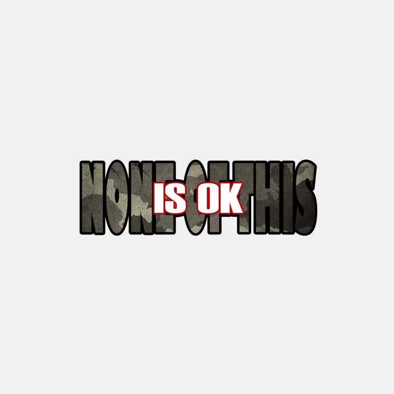 Protest Message Graphic Male Tank Top