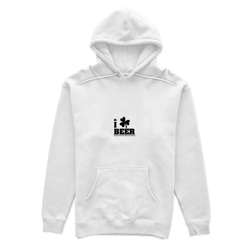 Design de trèfle amoureux de la bière Femme Sweat à capuche