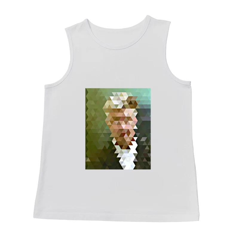 David Lynch Geometric Tribute Design Male Tank Top