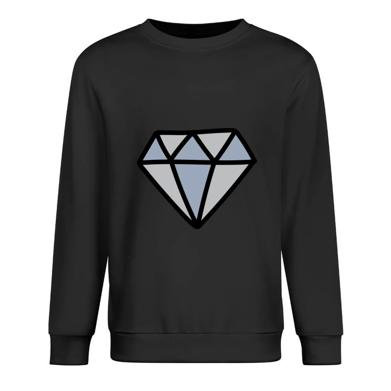 Icône de diamant stylisée Homme Sweat-shirt à enfiler