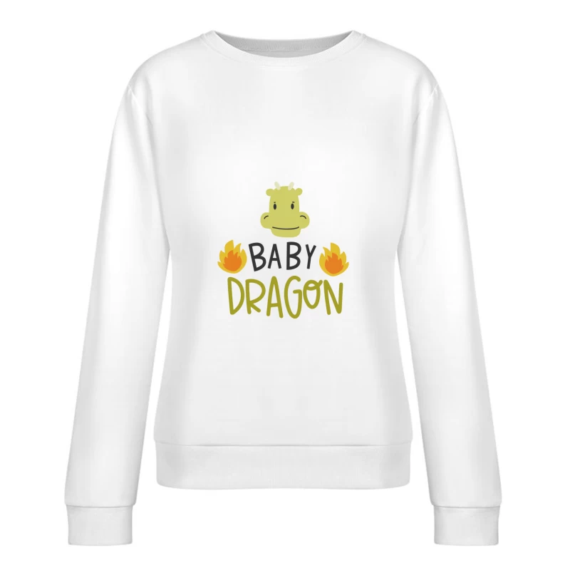 Bébé Dragon Amusant Femme Sweat-shirt à enfiler