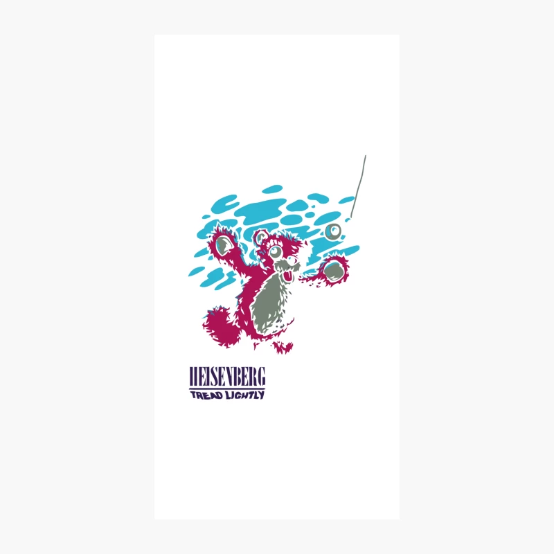 Underwater Cartoon Bear: A Breaking Bad Nod iPhone Case