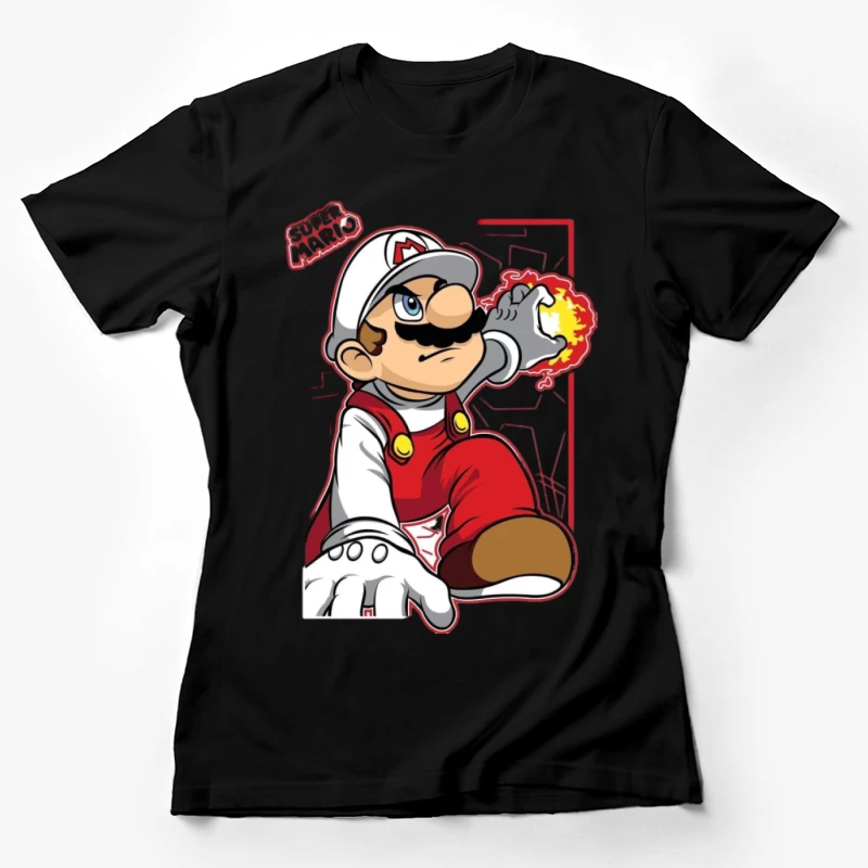 Feuer Mario in Aktion Damen T-Shirt