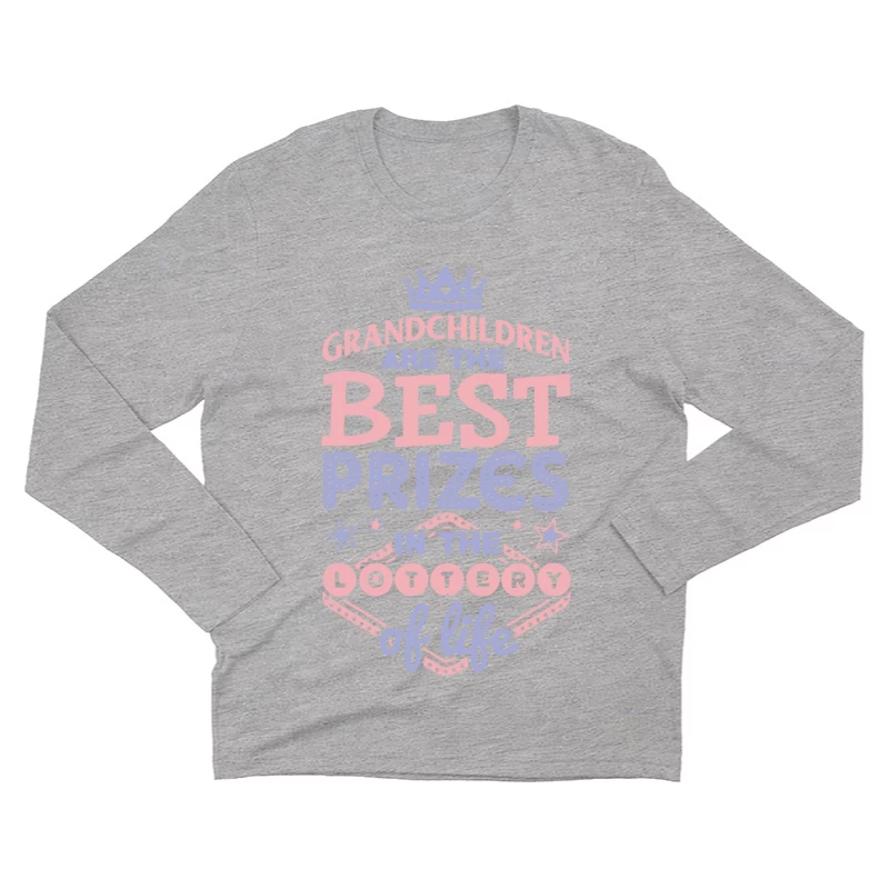 Les petits-enfants, le meilleur prix de la vie Homme Manches Longues T-Shirt