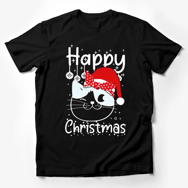 The Festive Feline Cheer Male T-Shirt