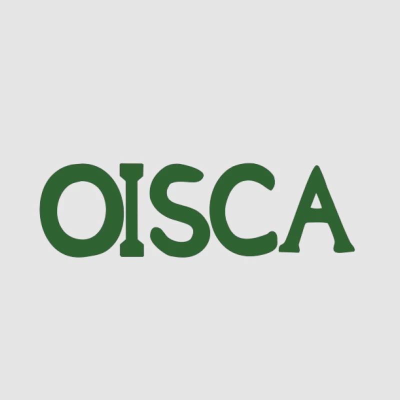 OISCA Logo auf weißem Hintergrund Herren Pullover Hoodie