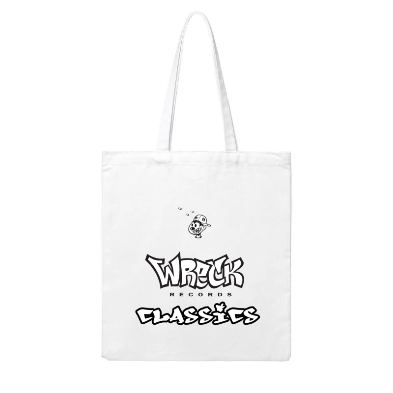 Vintage Wreck Records Cotton Tote Bag