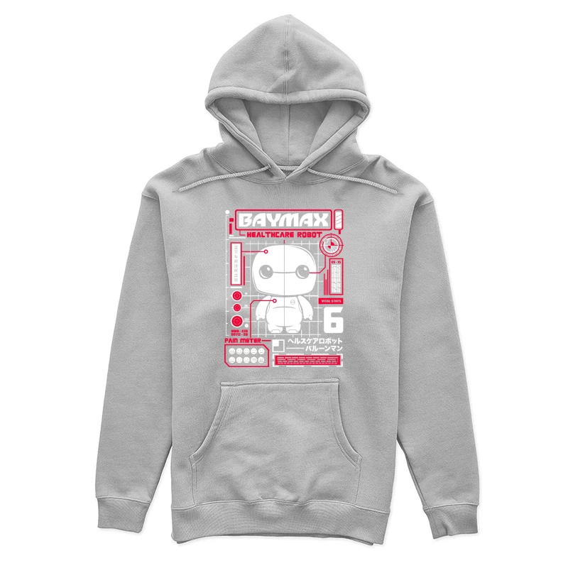 Baymax - Healthcare Robot from Disney Animation Female Pullover Hoodie