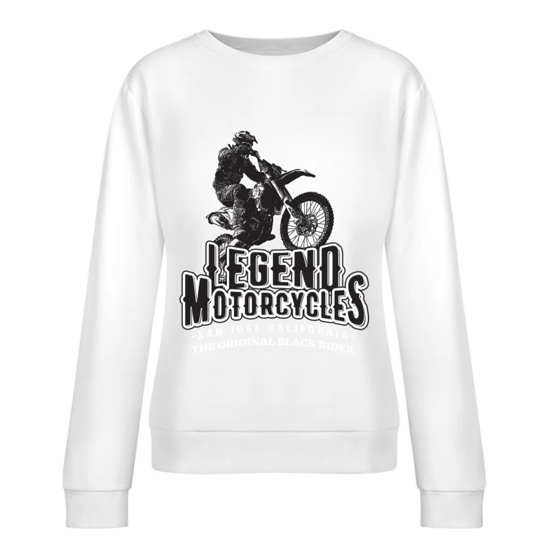Motocross-Legende Damen Pullover Sweatshirt