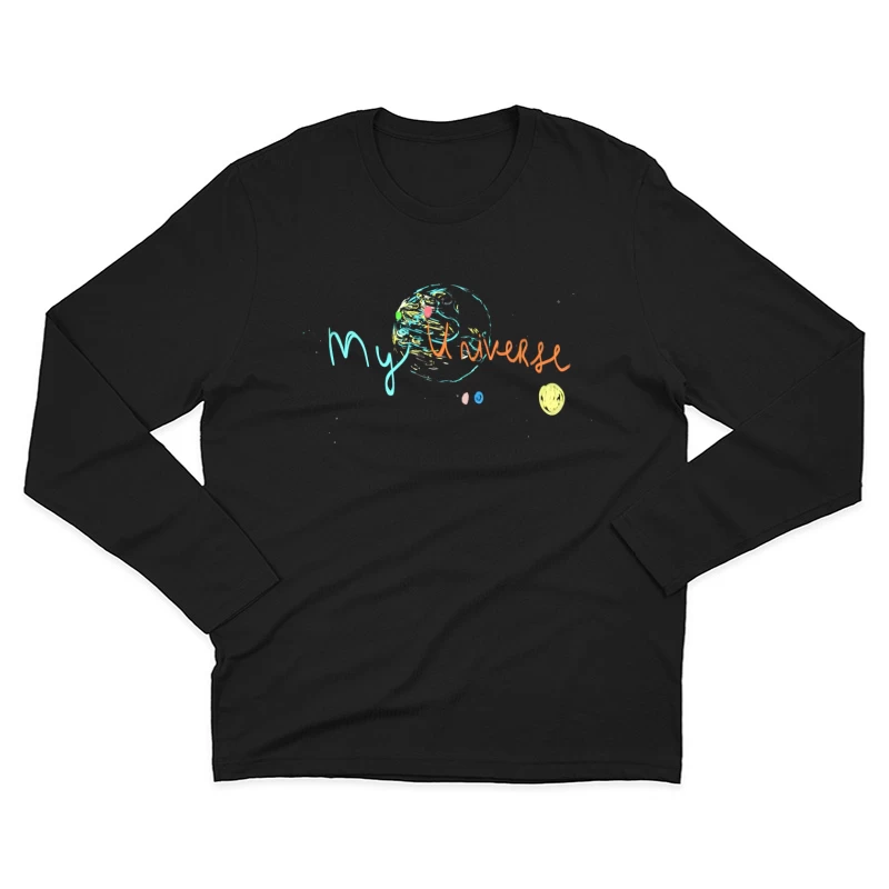 Coldplay My Universe Lyrics Male Long Sleeve T-Shirt