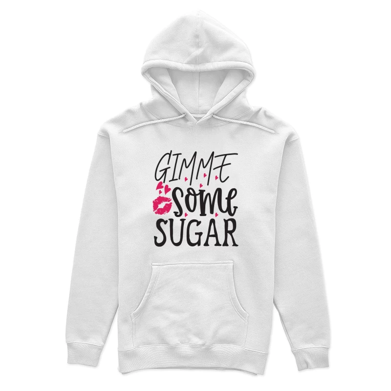 Motif Romantique avec Rouge à Lèvres Femme Sweat à capuche