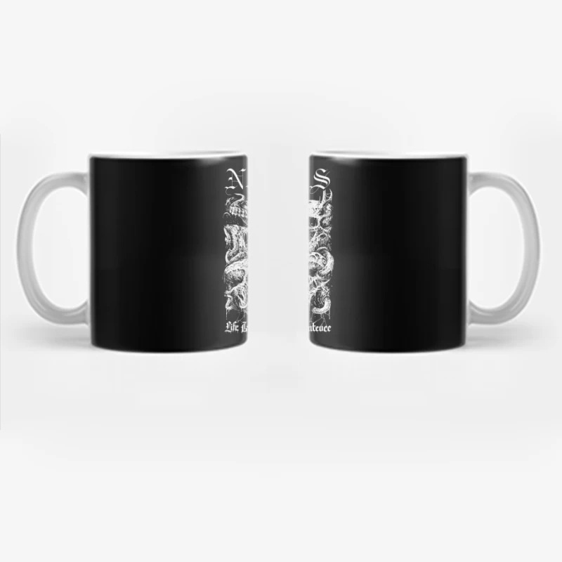 Nails Life Is a Death Sentence Coffee Mug