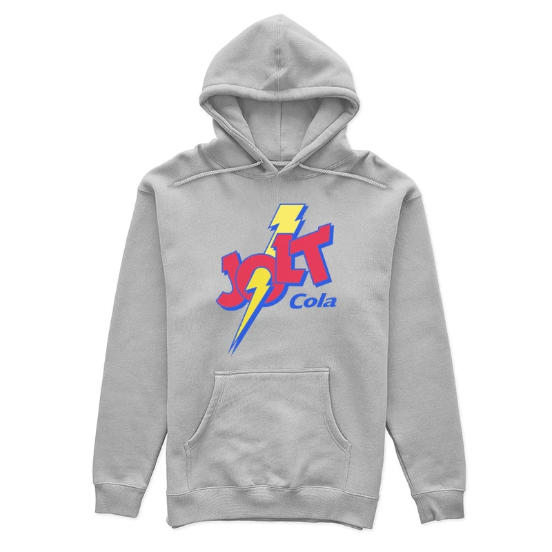 Retro Jolt Cola Energy Drink Logo with Lightning Bolt Design Female Pullover Hoodie