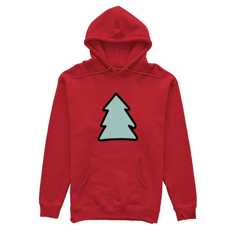 Icône de sapin minimaliste Femme Sweat à capuche