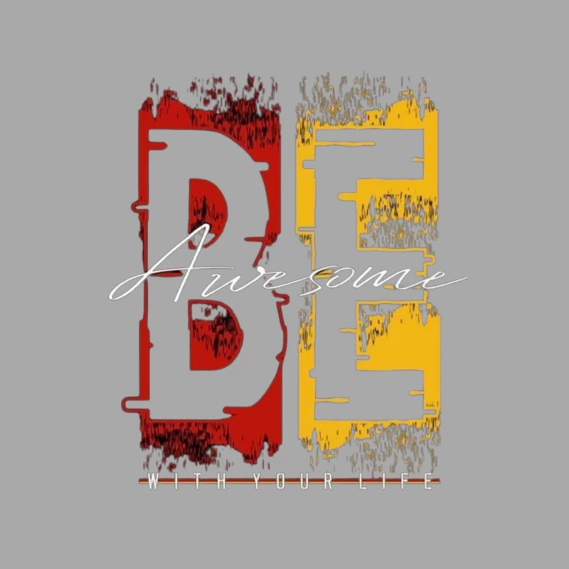 Be Awesome With Your Life Male Pullover Hoodie