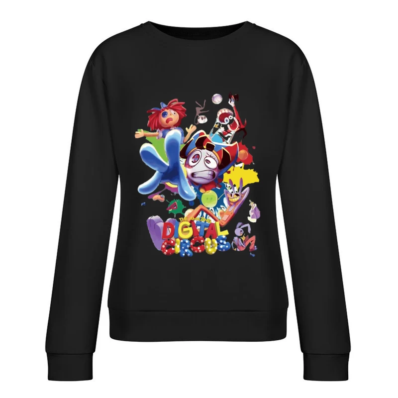 Der erstaunliche digitale Zirkus Damen Pullover Sweatshirt