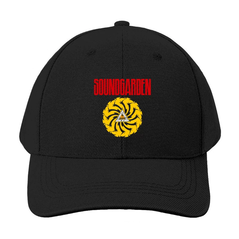 Soundgarden Band Logo with Badmotorfinger Album Symbol Baseball Cap