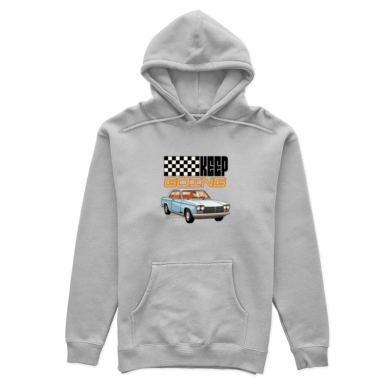 Klassisches Auto mit Motivationsspruch Damen Pullover Hoodie