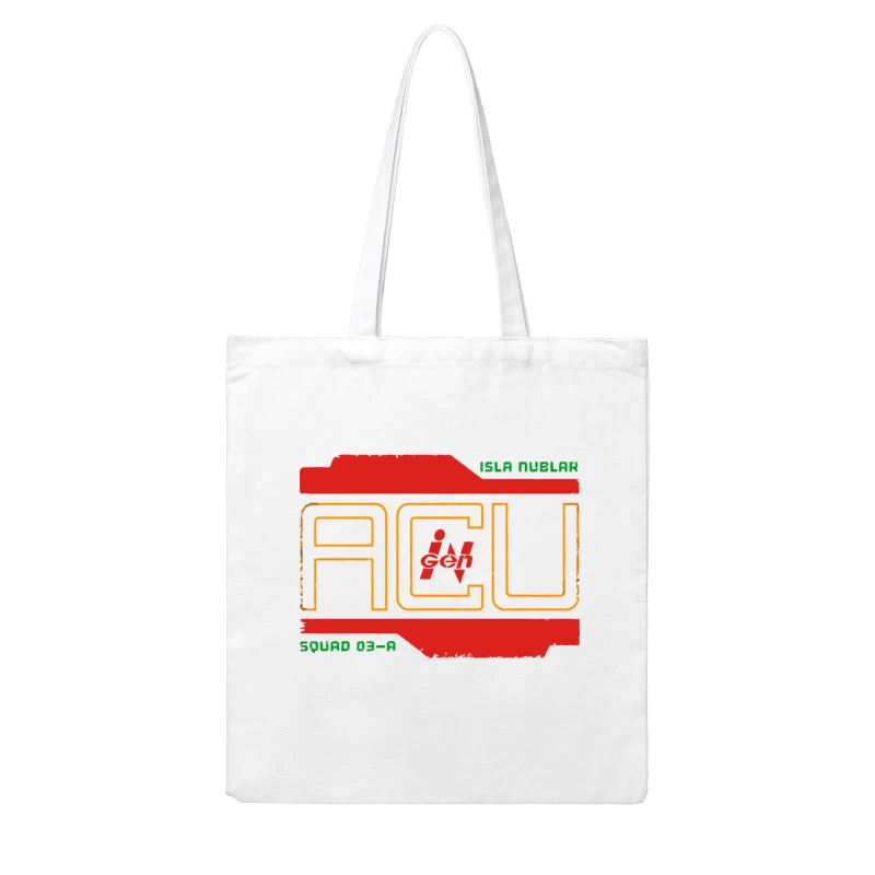 ACU Squad 03-A Logo from Isla Nublar Cotton Tote Bag