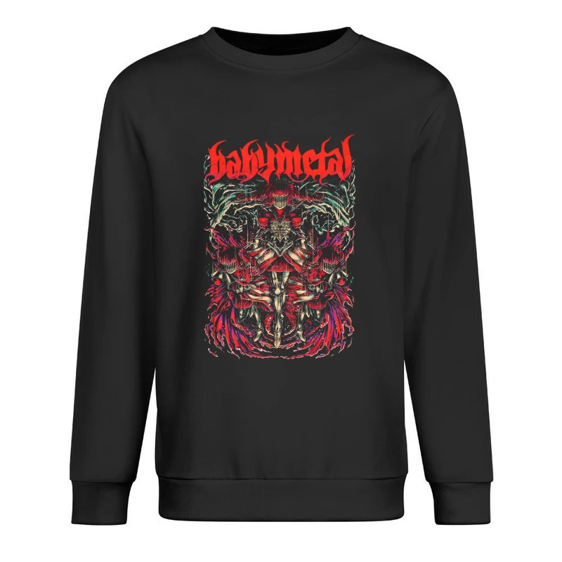 Babymetal Retro Male Pullover Sweatshirt