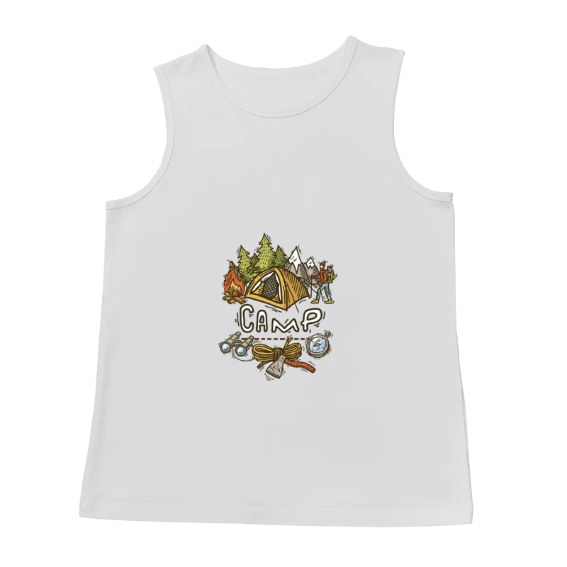 Camping-Abenteuer im Freien Herren Tanktops