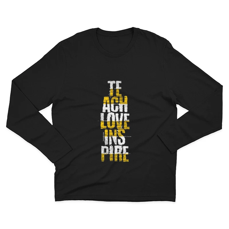 Lehren Lieben Inspirieren Herren Langarm T-Shirt