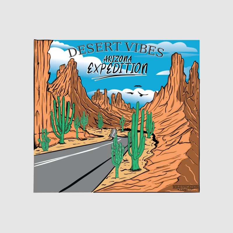 Wüstenexpedition in Arizona Herren Pullover Hoodie