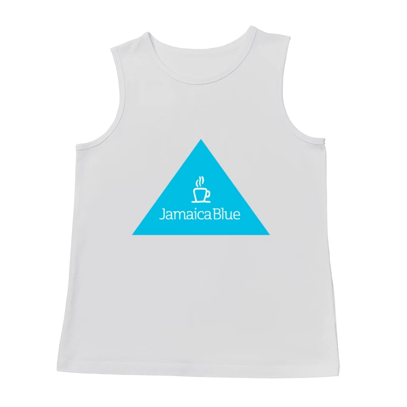 Jamaica Blue Coffee Brand Triangle Logo Male Tank Top