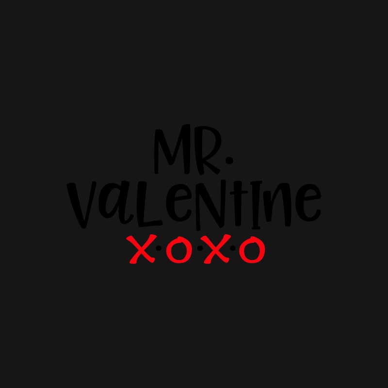 Design de Mr Valentine avec XO rouge Femme T-Shirt