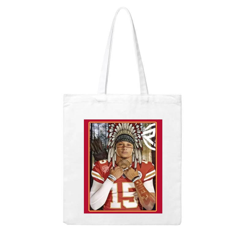 Football - Kansas City Chiefs - Patrick Mahomes - THE CHIEF CHIEF Cotton Tote Bag