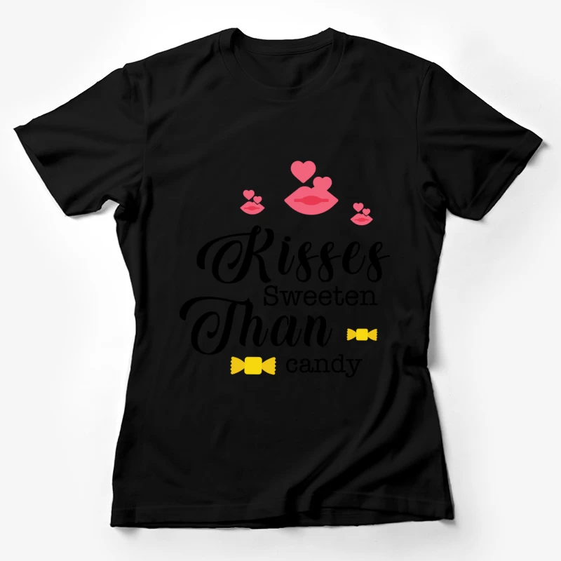 Baisers et Bonbons Colorés Femme T-Shirt