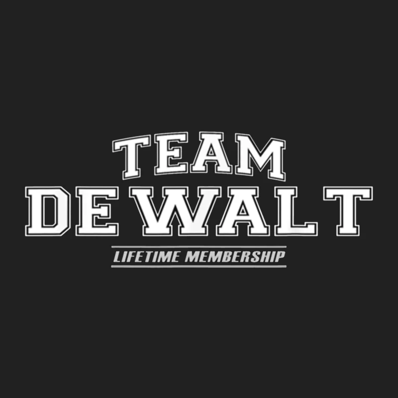 Team DeWalt Lifetime Membership Logo Design Bucket Hat