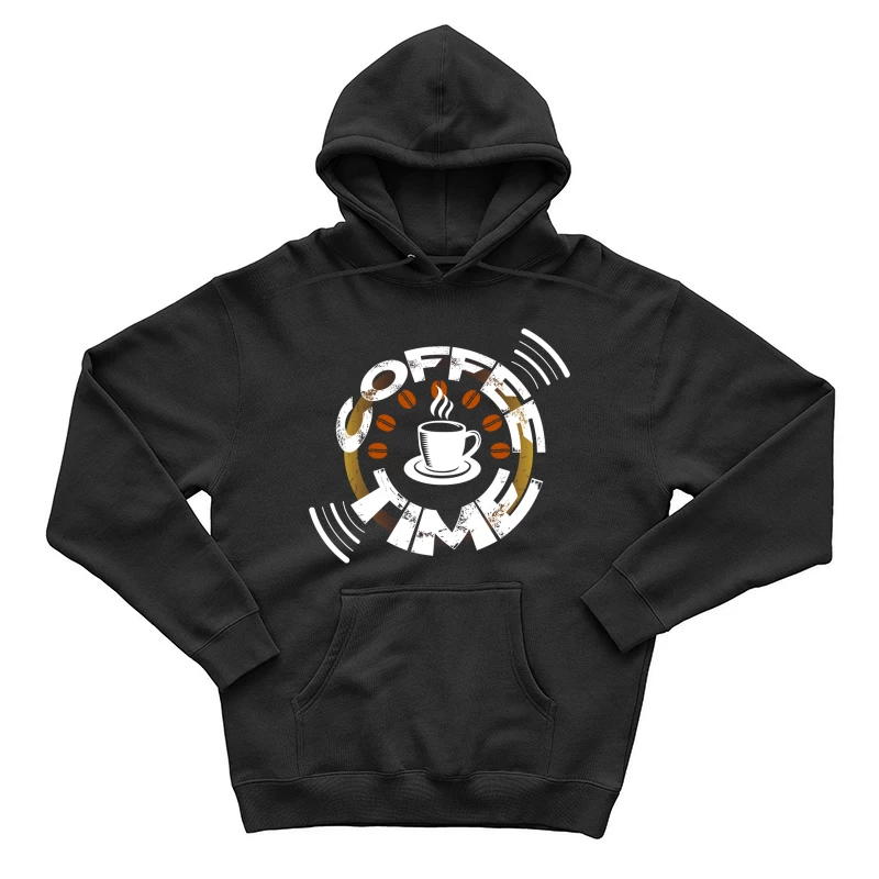 Pause Café avec Horloge et Tasse Homme Sweat à capuche