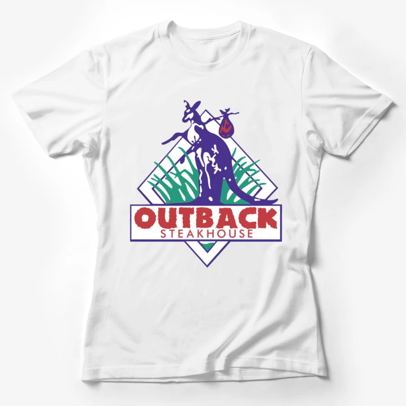outback steakhouse logo 3 Female T-Shirt