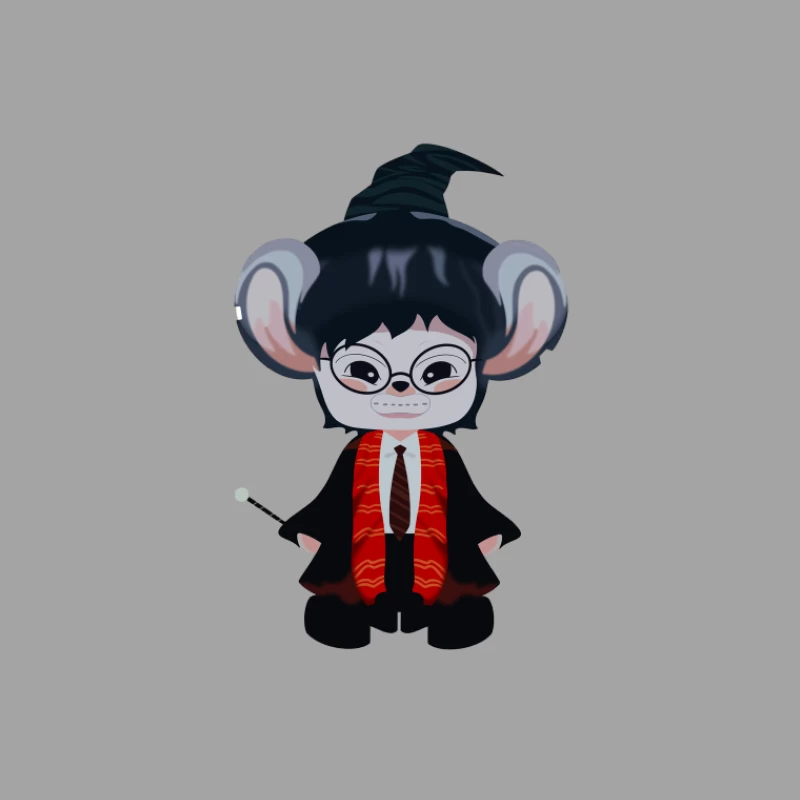 Souris Magicienne en Costume Homme T-Shirt