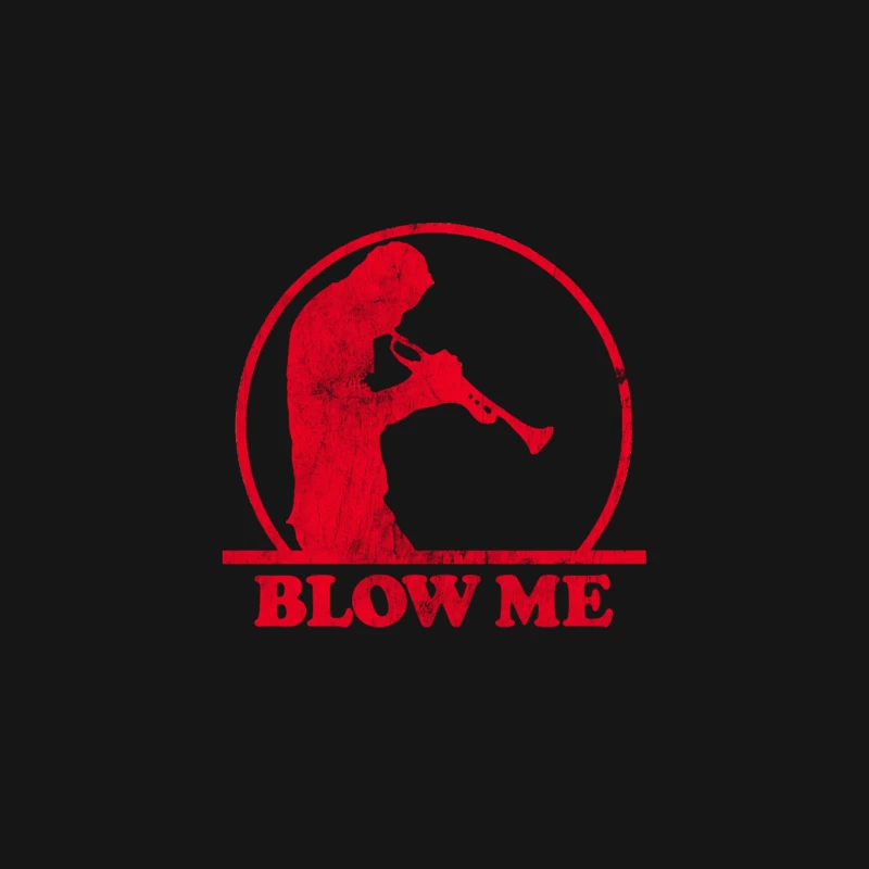 Blow Me - Humorous Trombone Player Design Desk Mat