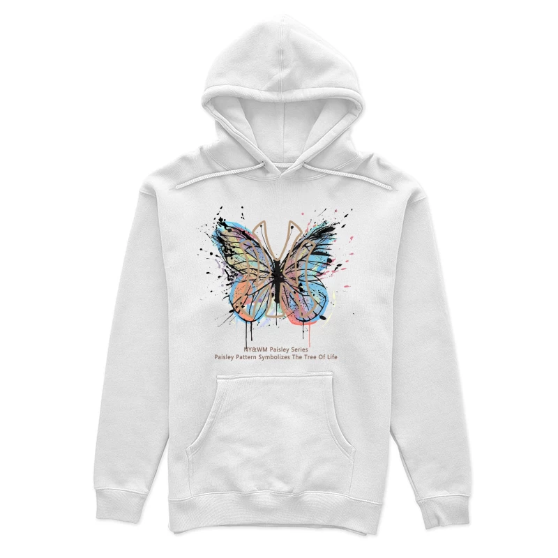 Schmetterling mit Paisley-Muster - Baum des Lebens Damen Pullover Hoodie