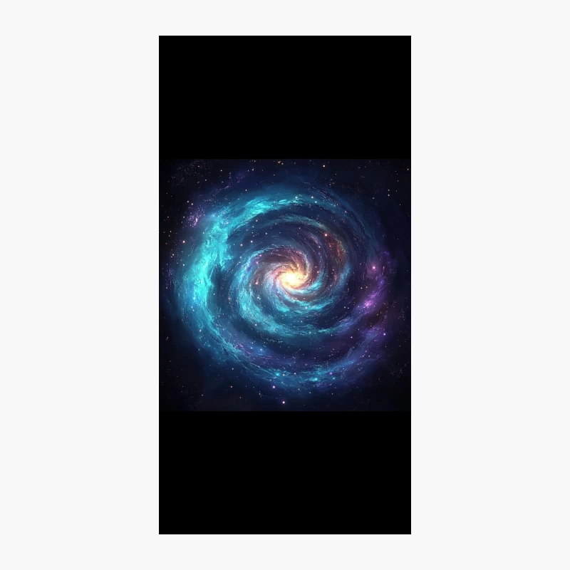 Swirling Cosmic Spiral: A Mesmerizing View of a Galactic Wonder iPhone Case