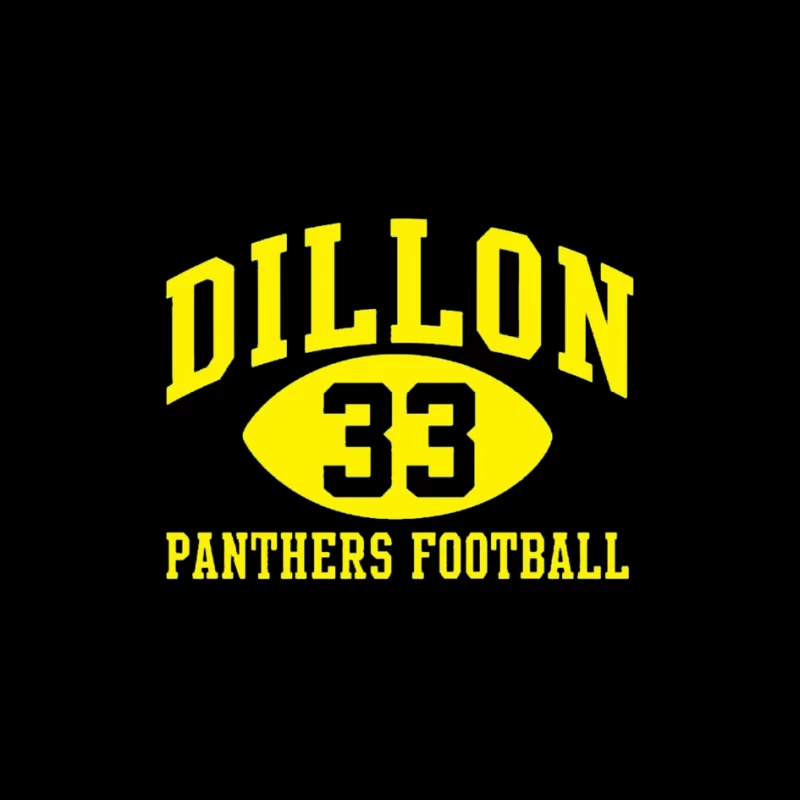 Dillon High Panthers Football 2006 Pin