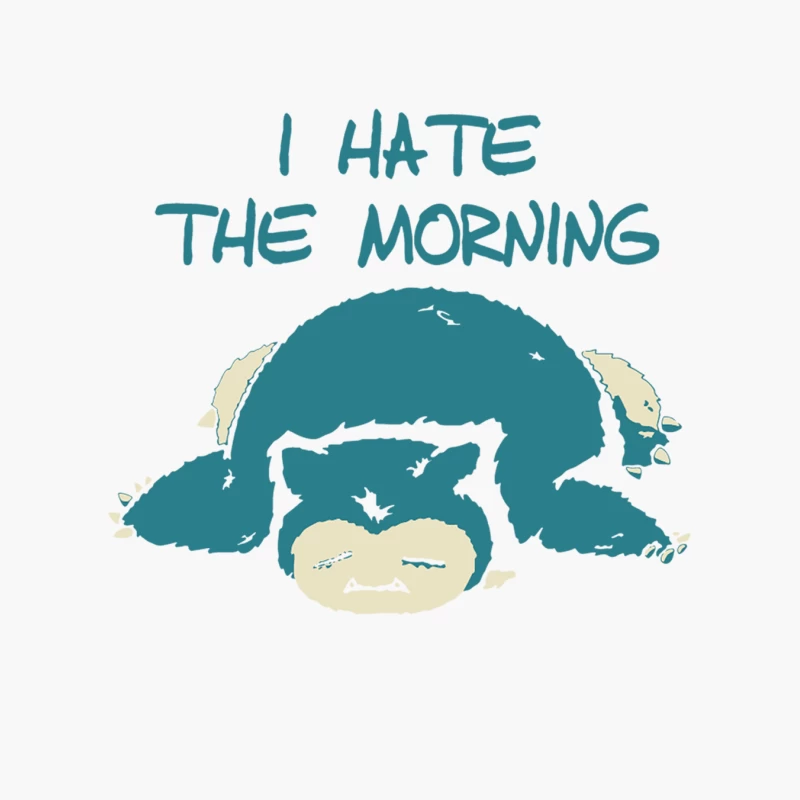 I Hate The Mornings Cotton Tote Bag