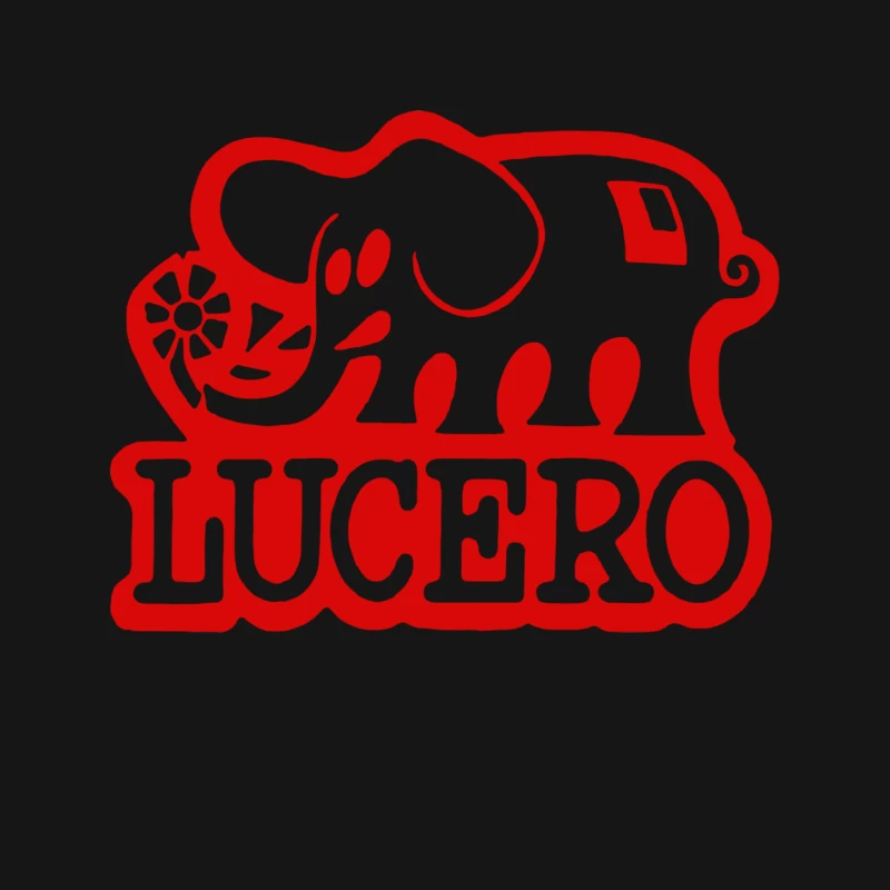 Lucero Elephant Grey Mouse Pad