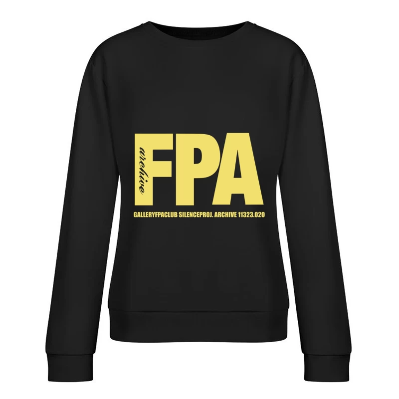 FPA-Design im Archivstil Damen Pullover Sweatshirt