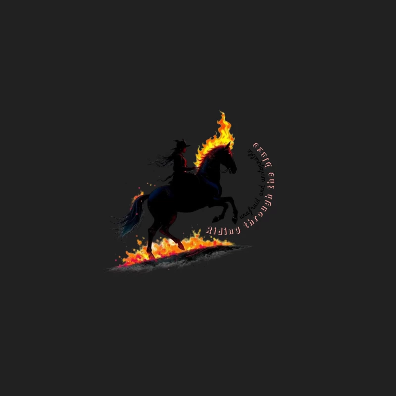Rider in Flames Bucket Hat