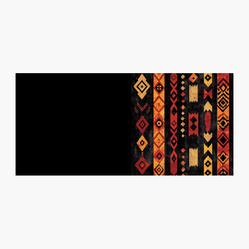 Colorful Geometric Tribal Pattern Coffee Mug