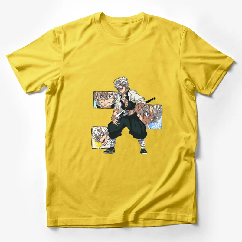 Personnage de Manga avec Épée Homme T-Shirt