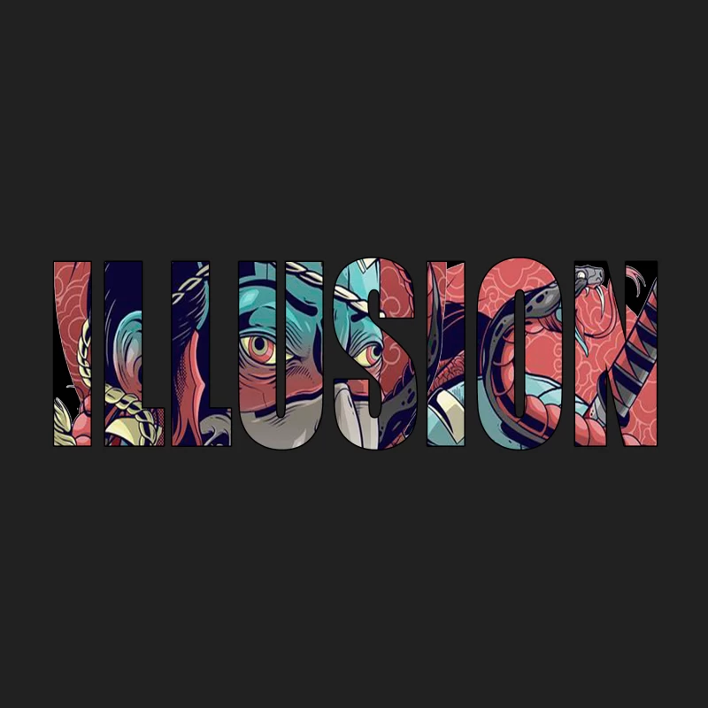 Colorful Artistic Illusion Design Bucket Hat