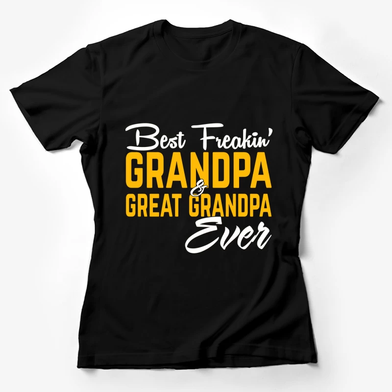 Meilleur Grand-père et Arrière-Grand-père Femme T-Shirt