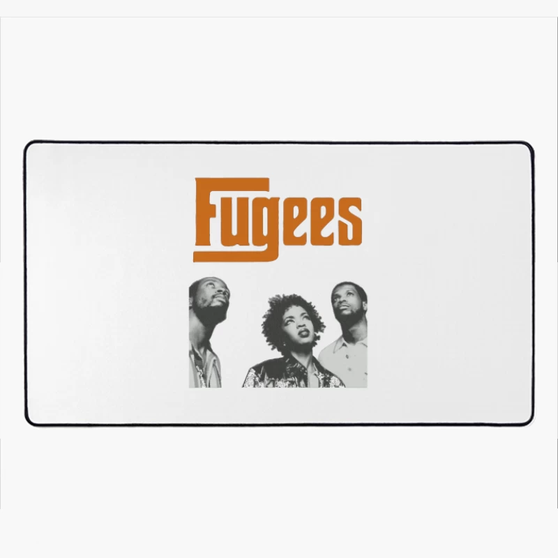 The Fugees - Iconic 90s Hip Hop Group Portrait Desk Mat