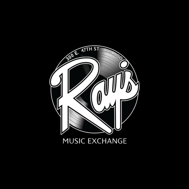 Ray's Music Exchange logo Throw Pillow